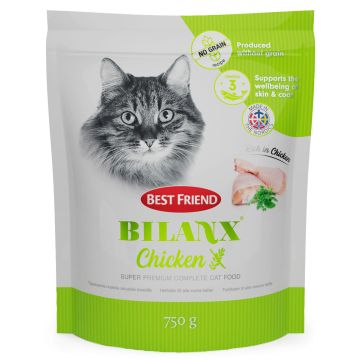 BEST FRIEND BILANX KISSAN TÄYSRAVINTO VILJATON KANA 750 G