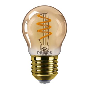 PHILIPS LED-LAMPPU 15W P45 E27 GOLD 136L 1800K