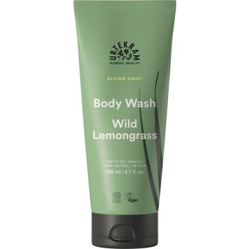 URTEKRAM LUOMU WILD LEMONGRASS BODY WASH 200 ML