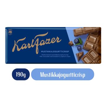 KARL FAZER BLUEBERRY YOGHURT CRISP 190 G