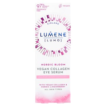 LUMENE LUMO KIMMOISUUTTA LISÄÄVÄ SILMÄNYMPÄRYSSEERUMI 10 ML