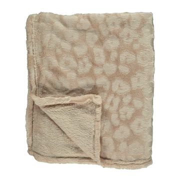 NOBLE HOUSE HUOPA LEOPARD 125X150CM BEIGE