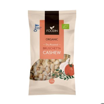 FOODIN BRUSCHETTA CASHEW, LUOMU 120 G