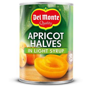 DEL MONTE APRIKOOSINPUOLIKKAITA SOKERILIEMESSÄ 240 G