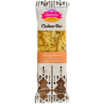 JANNIS CASHEW-PÄHKINÄLEVY 40 G