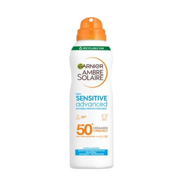 GARNIER AMBRE SOLAIRE SENSITIVE ADVANCED DRY TOUCH AURINKOSUOJA 200