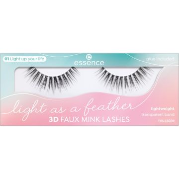 ESSENCE LIGHT AS A FEATHER 3D FAUX MINK LASHES 01