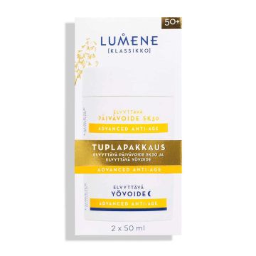 LUMENE KLASSIKKO ADVANCED ANTI-AGE TUPLAPAKKAUS 100 ML