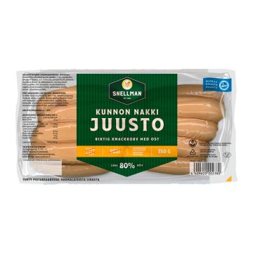SNELLMAN KUNNON JUUSTONAKKIMAKKARA A-LK 350 G