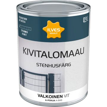 ILVES KIVITALOMAALI A-POHJA VALKOINEN 900 ML