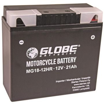 GLOBE BATTERIES PIENKONEAKKU GEL 21AH 181X77X167 -/+ MG