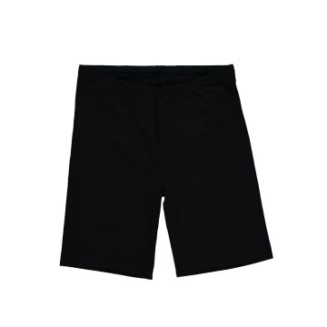 NAISTEN BIKER-SHORTSIT, 95%PUUVILLA 5%ELASTAN, MUSTA, KOKO