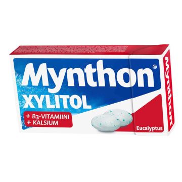 MYNTHON XYLITOL EUCALYPTUS +B-VITAMIINI, KALCIUM 31 G