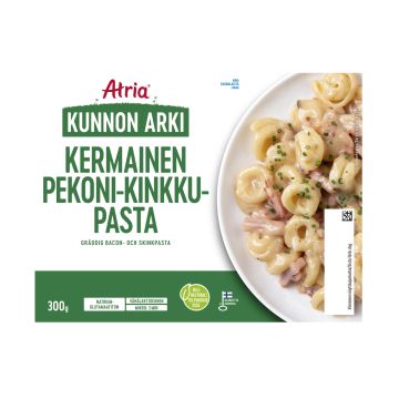 ATRIA KUNNON ARKI KERMAINEN PEKONI-KINKKUPASTA 300 G ATRIA KUNNON ARKI KERMAINEN PEKONI-KINKKUPASTA 300 G