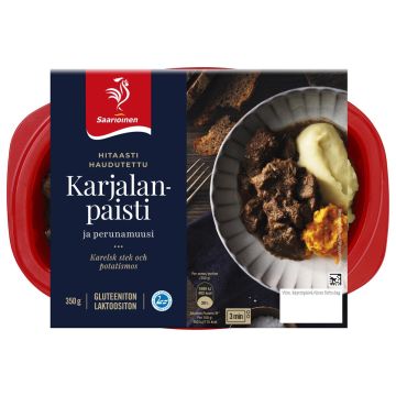 SAARIOINEN KARJALANPAISTI JA PERUNAMUUSI 350 G