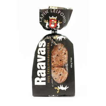 LAPIN LEIPOMO RAAVAS 100% TÄYSJYVÄRUISLEIPÄ 6KPL 420 G