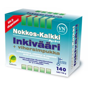 VIA NATURALE NOKKOS-KALKKI-INKIVÄÄRI 140 KPL