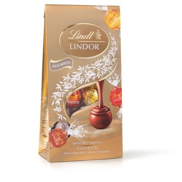 LINDT LINDOR SUKLAAKUULASEKOITUS 137 G