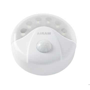 AIRAM NOX PARISTOVALAISIN LIIKETUNNISTIMELLA 6 LED, 3 X AA