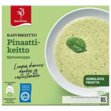 SAARIOINEN PINAATTIKEITTO 300 G
