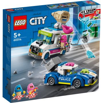 LEGO CITY POLICE 60314 POLIISIN TAKAA-AJAMA JÄÄTELÖAUTO