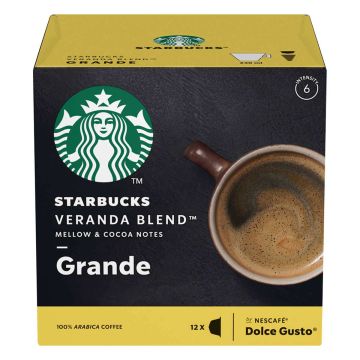 STARBUCKS NESCAFÉ DOLCE GUSTO VERANDA BLEND GRANDE 12 KAPS 102 G