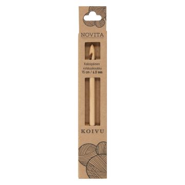 NOVITA KAKSIPÄINEN KOIVU VIRKKUUKOUKKU 15CM 6