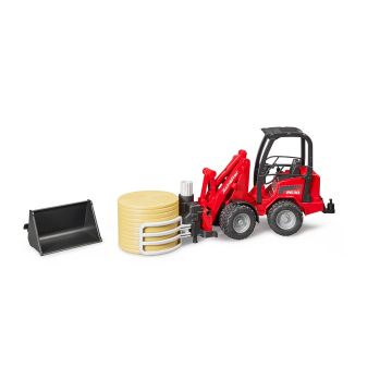 BRUDER BR2192 SCHÄFFER COMPACT LOADER 2034 PAALAIMELLA JA 1 PYÖ