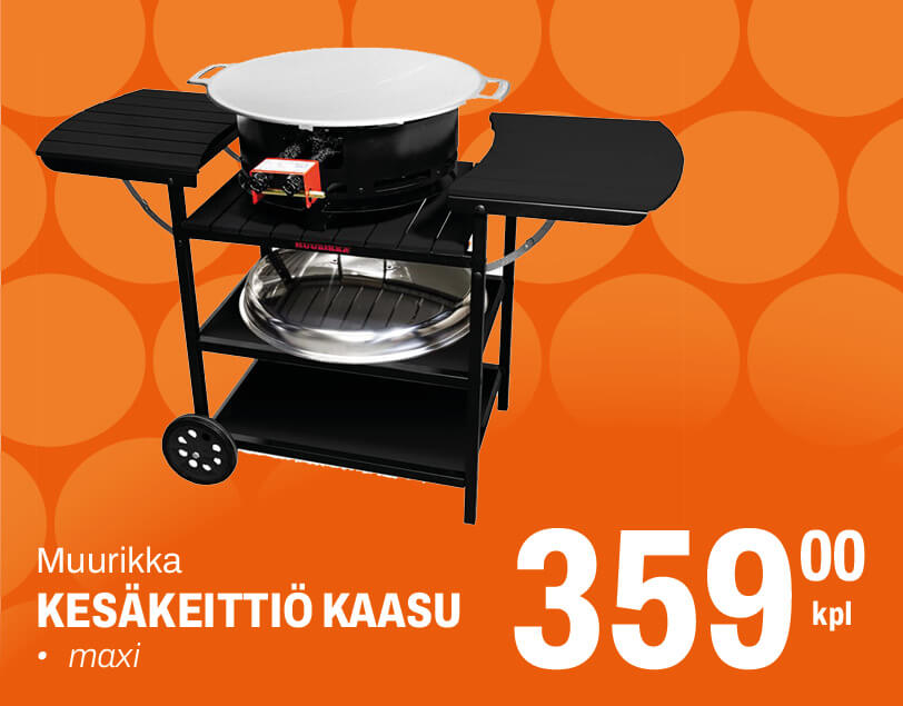 Muurikka kesäkeittiö kaasu
