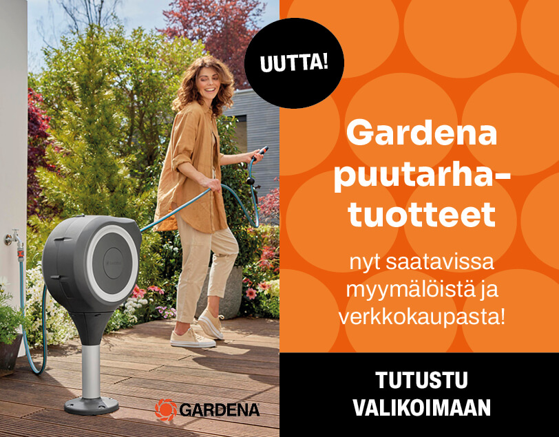 Gardena puutarhatuotteet nyt saatavissa myymälöistä ja verkkokaupasta!