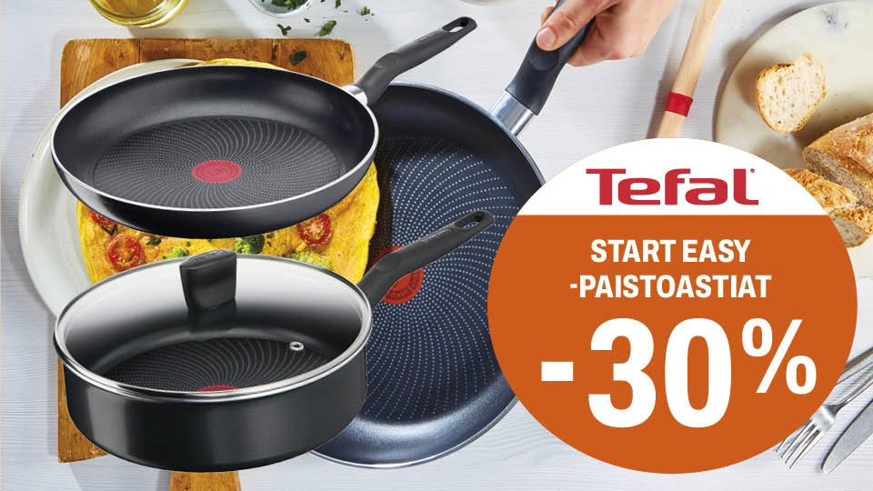 Tefal Start Easy paistoastiat paistinpannut -30%