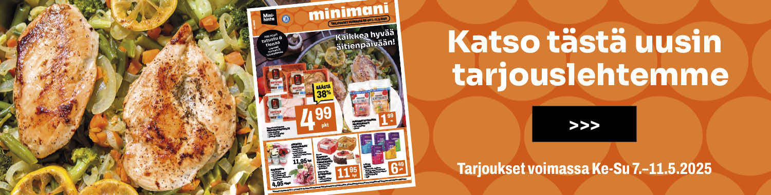 Lue Minimanin uusin tarjouslehti