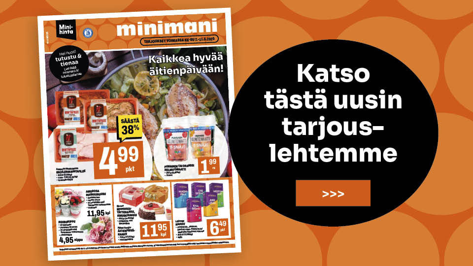 Lue Minimanin uusin tarjouslehti