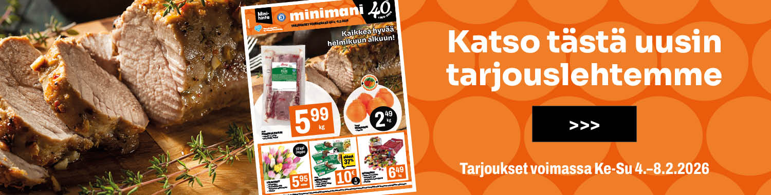 Minimanin uusin tarjouslehti