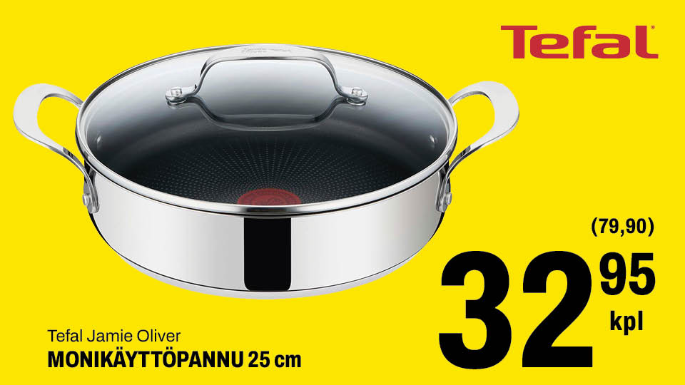 Tefal Jamie Oliver monik&auml;ytt&ouml;pannu