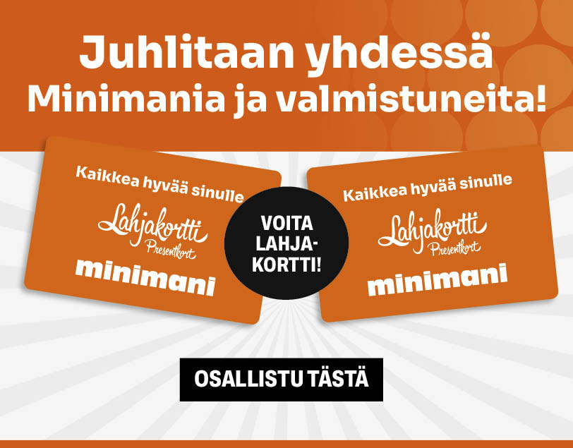 Minimanin lahjakorttiarvonta