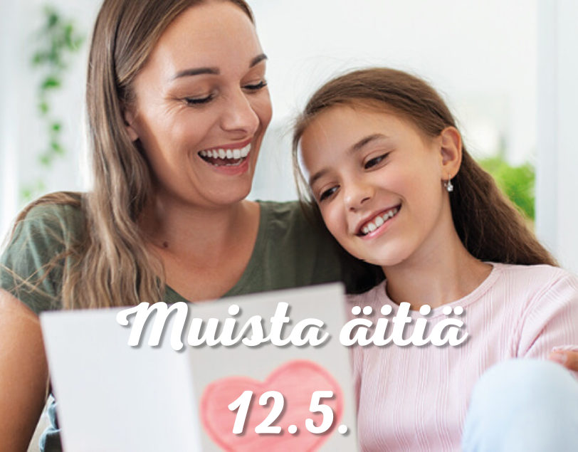 Muista äitiä 14.5. - lahjaideat äidille