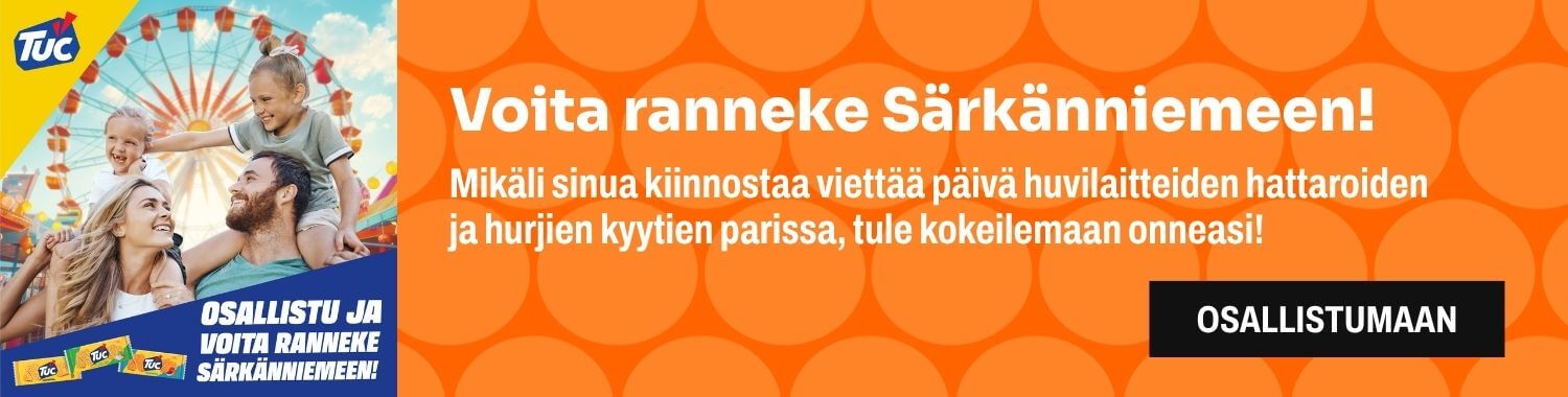 Osallistu arvontaan ja voita ranneke Särkänniemeen!