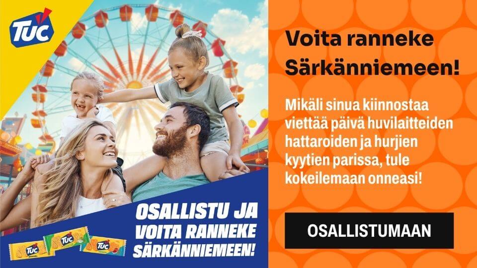 Osallistu arvontaan ja voita ranneke Särkänniemeen!