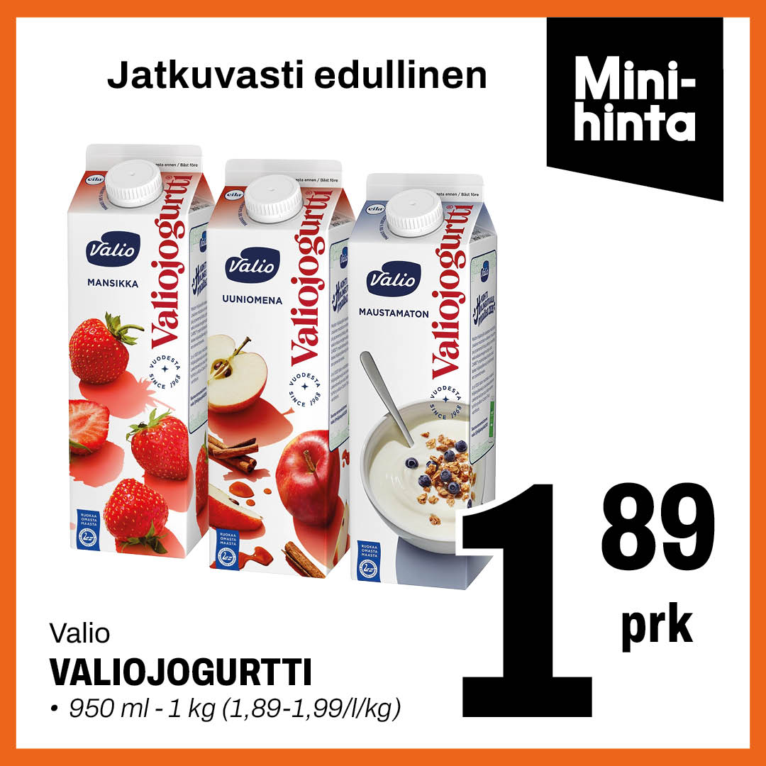 Valio Valiojogurtti 1,89 &euro;