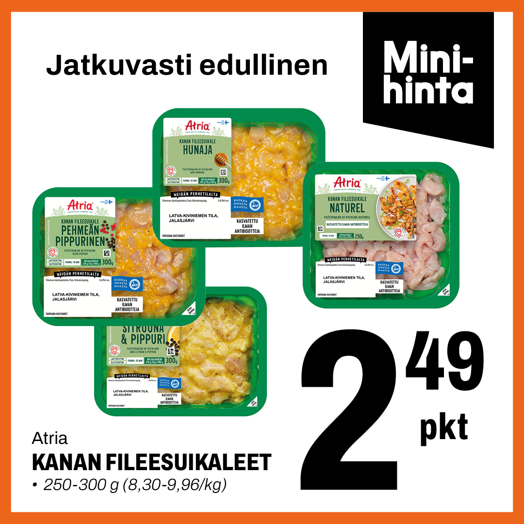 Jyväskylän, Kokkolan, Rovaniemen, Seinäjoen ja Vaasan Minimanin alkuviikon parhaat